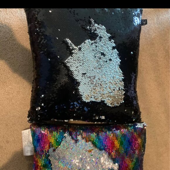 Glitter Sequin Pillows - Picture 2 of 5